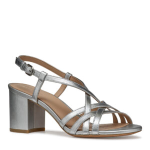 Geox Virnilisa D55YZB 000Y2 C1007 Ασημί Γυναικεία Πέδιλα