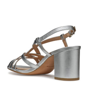 Geox Virnilisa D55YZB 000Y2 C1007 Ασημί Γυναικεία Πέδιλα