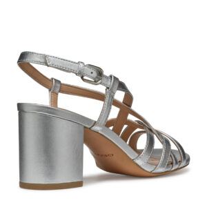 Geox Virnilisa D55YZB 000Y2 C1007 Ασημί Γυναικεία Πέδιλα