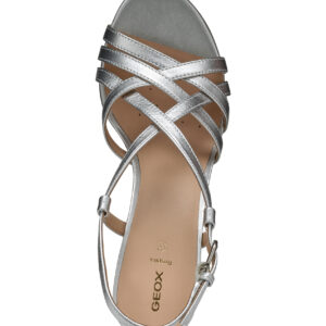 Geox Virnilisa D55YZB 000Y2 C1007 Ασημί Γυναικεία Πέδιλα