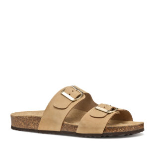 Geox Brionia D35LSL 00032 C6738 Μπεζ Γυναικεία Πέδιλα