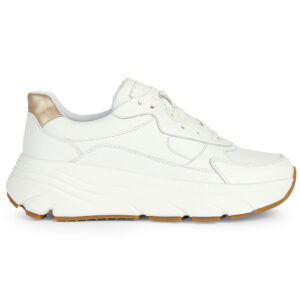 Geox Diamanta D45UFB 085NF C1327 Λευκά Γυναικεία Sneakers