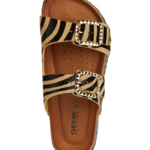 Geox Brionia D45VYC 000QS C5V9B Καφέ Γυναικεία Πέδιλα