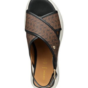 Geox Spherica D550VB 00485 C6238 Καφέ Γυναικεία Πέδιλα