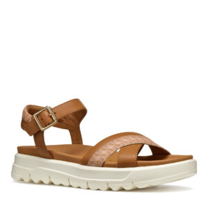 Geox Xand D55SZB 04304 C5F8Z Καφέ Γυναικεία Πέδιλα