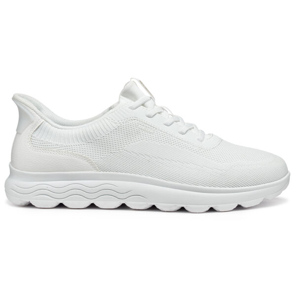 Geox Spherica U55MPA 06KEK C1000 Λευκά Ανδρικά Sneakers
