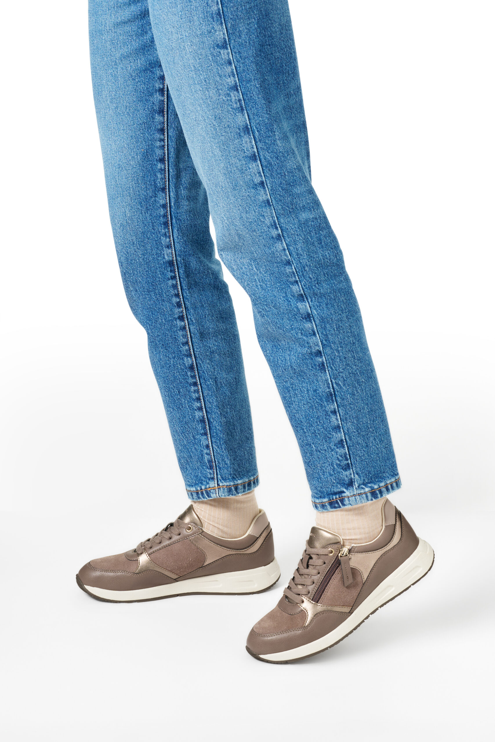 Geox Bulmya D36NQB 022BC C6029 Μπεζ Γυναικεία Sneakers - Image 2