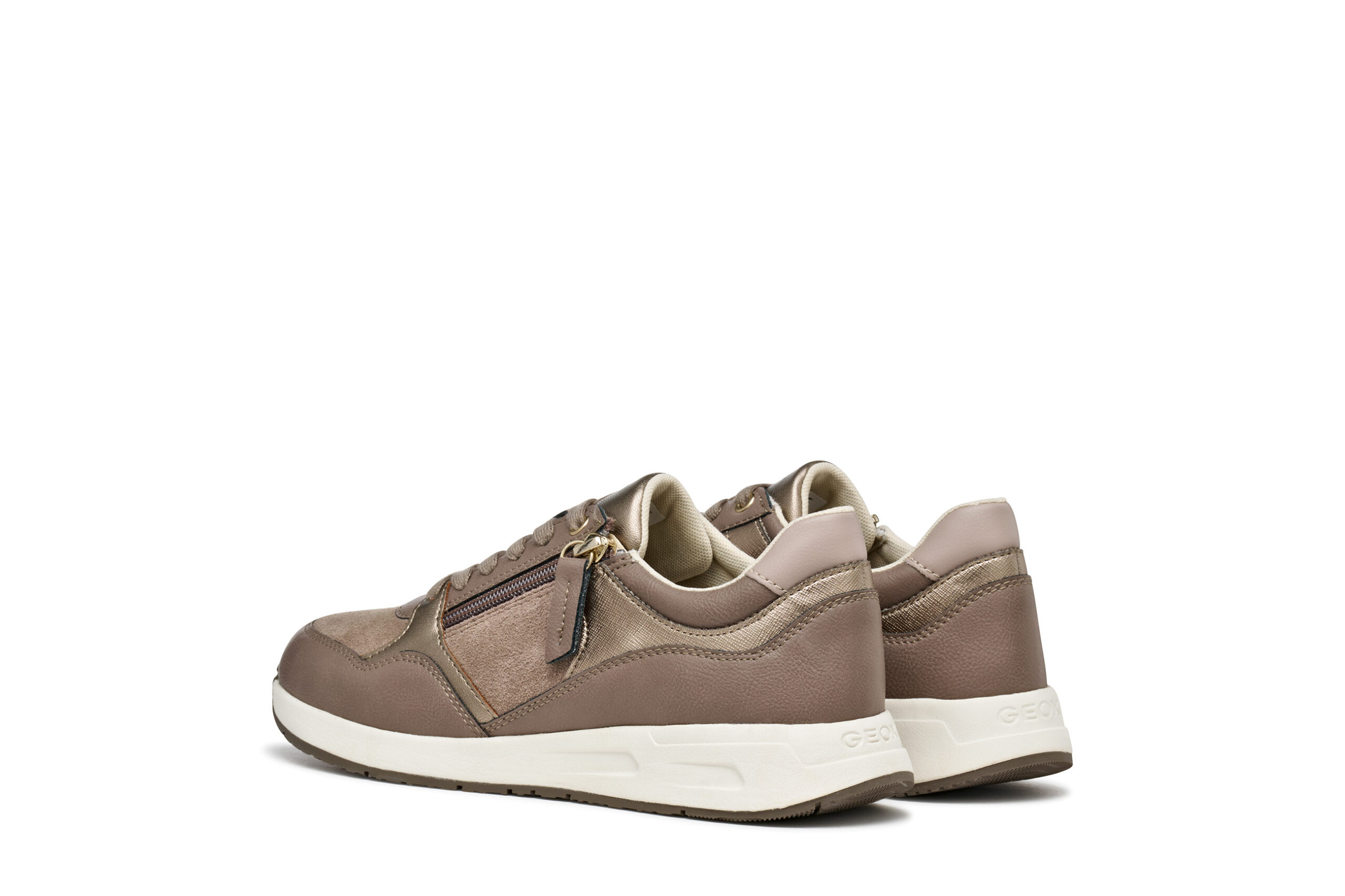 Geox Bulmya D36NQB 022BC C6029 Μπεζ Γυναικεία Sneakers - Image 5