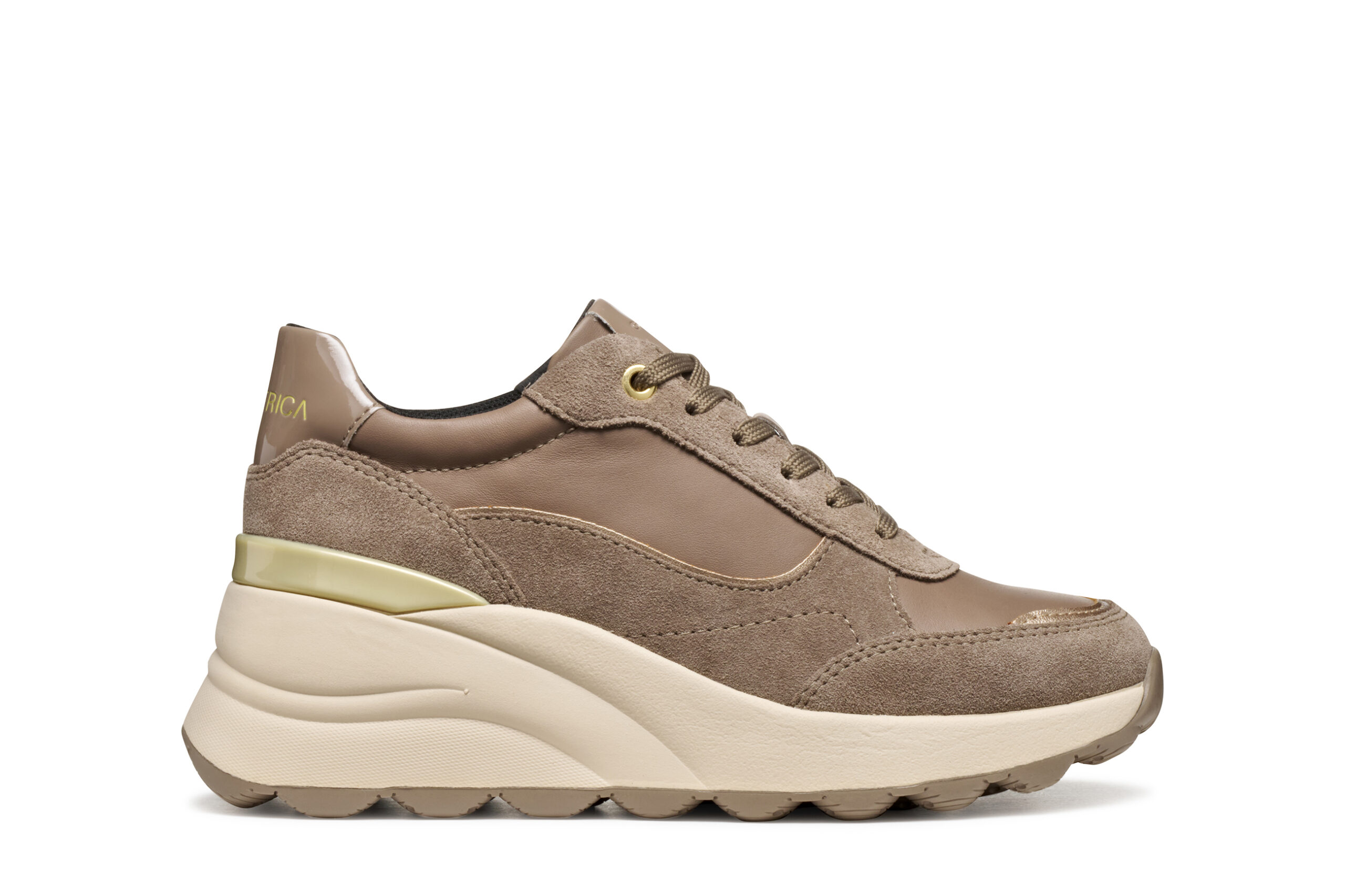 Geox Spherica D45WAA 08522 C6029 Μπεζ Γυναικεία Sneakers