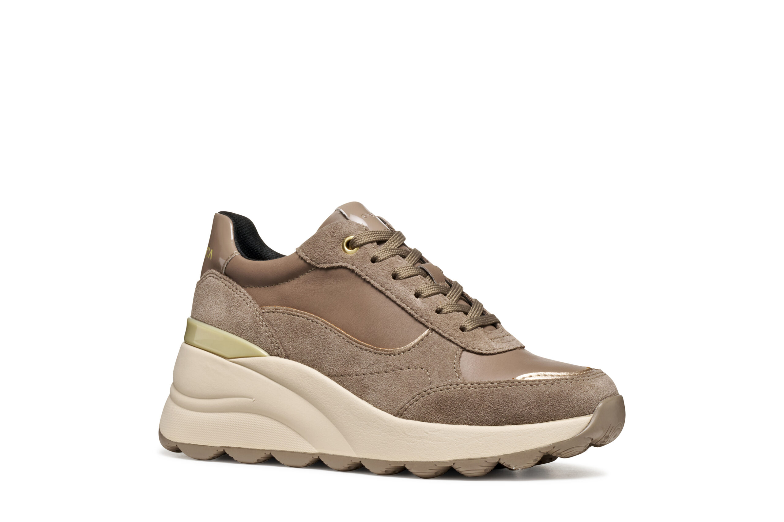Geox Spherica D45WAA 08522 C6029 Μπεζ Γυναικεία Sneakers - Image 2