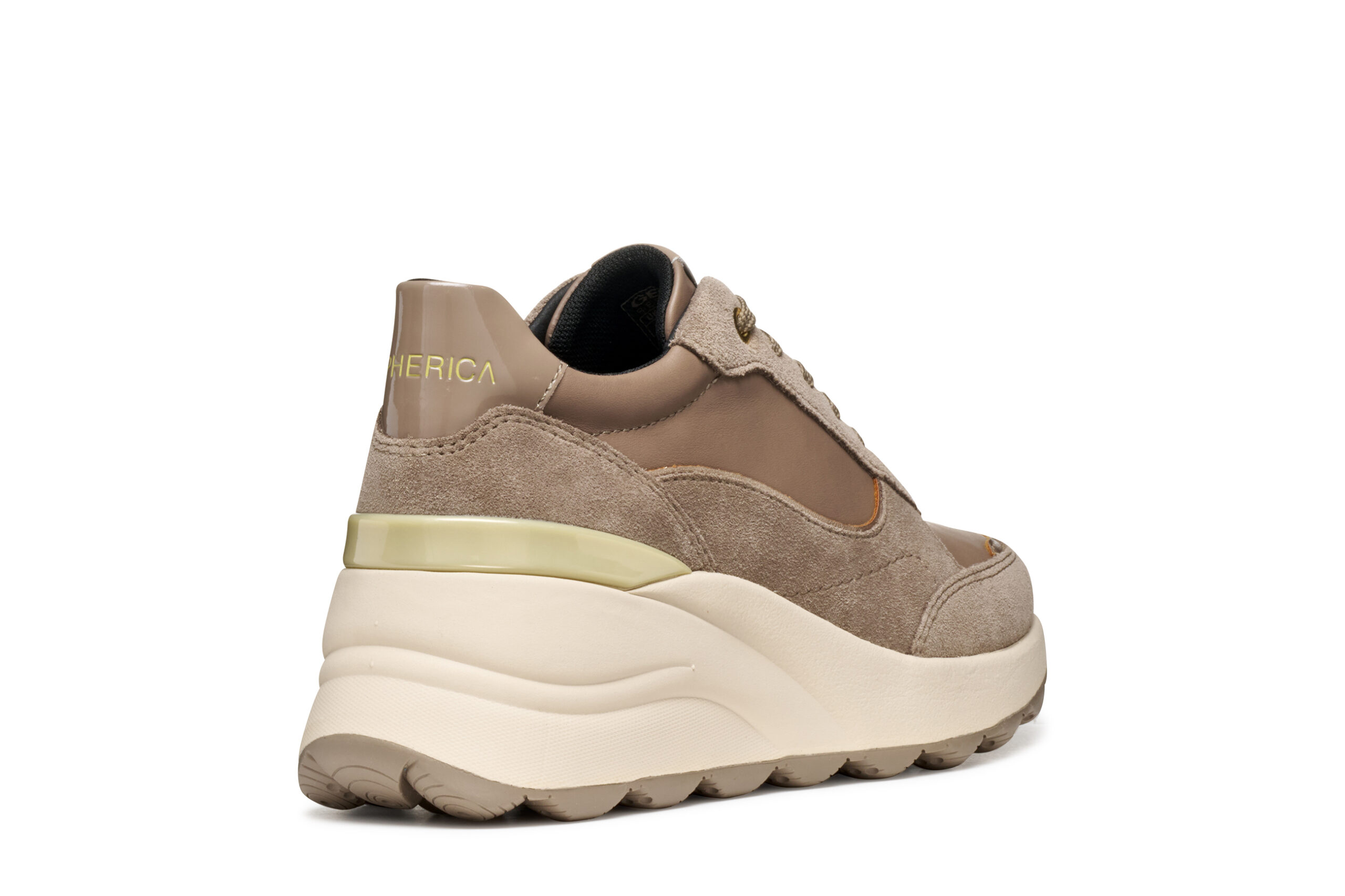Geox Spherica D45WAA 08522 C6029 Μπεζ Γυναικεία Sneakers - Image 4
