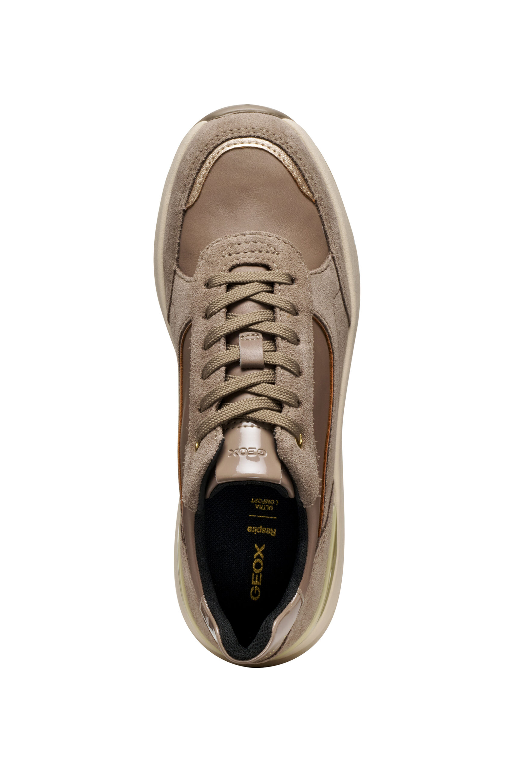 Geox Spherica D45WAA 08522 C6029 Μπεζ Γυναικεία Sneakers - Image 5