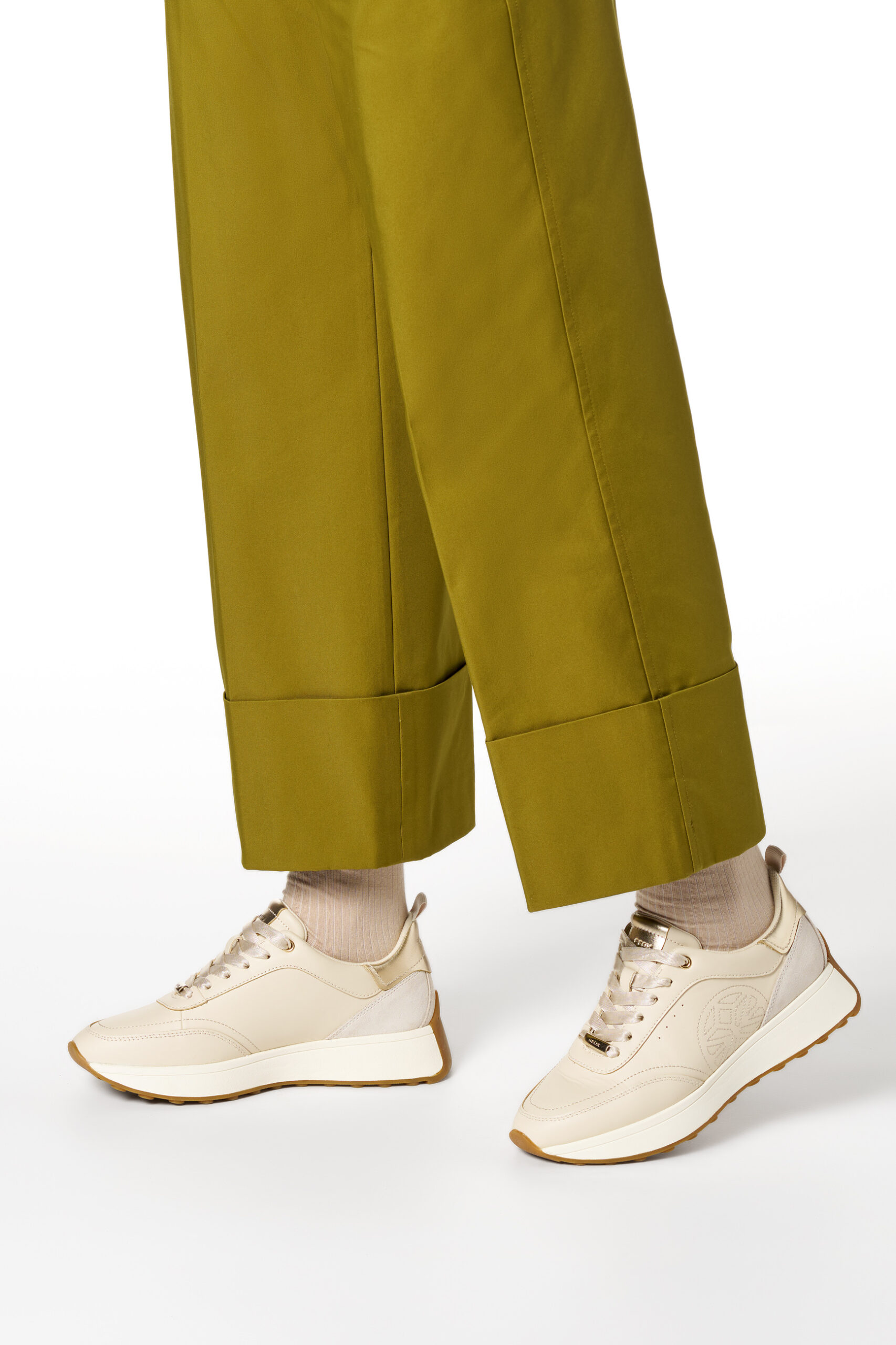 Geox Amabel D56MDA 08522 C1S5V Μπεζ Γυναικεία Sneakers - Image 2