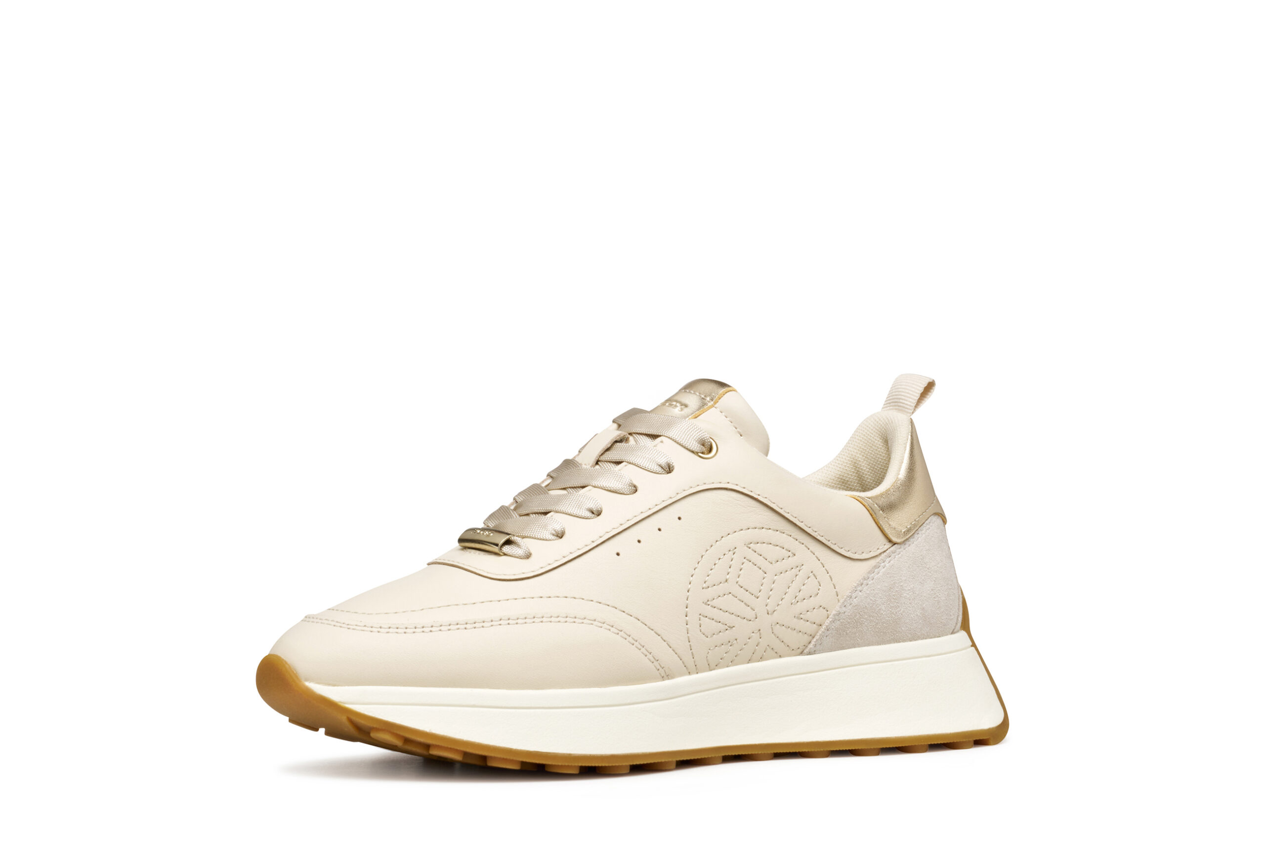 Geox Amabel D56MDA 08522 C1S5V Μπεζ Γυναικεία Sneakers - Image 3