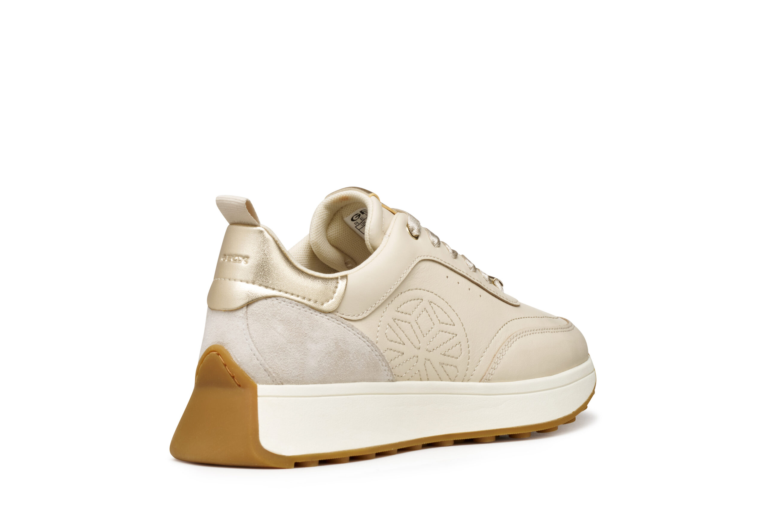 Geox Amabel D56MDA 08522 C1S5V Μπεζ Γυναικεία Sneakers - Image 8