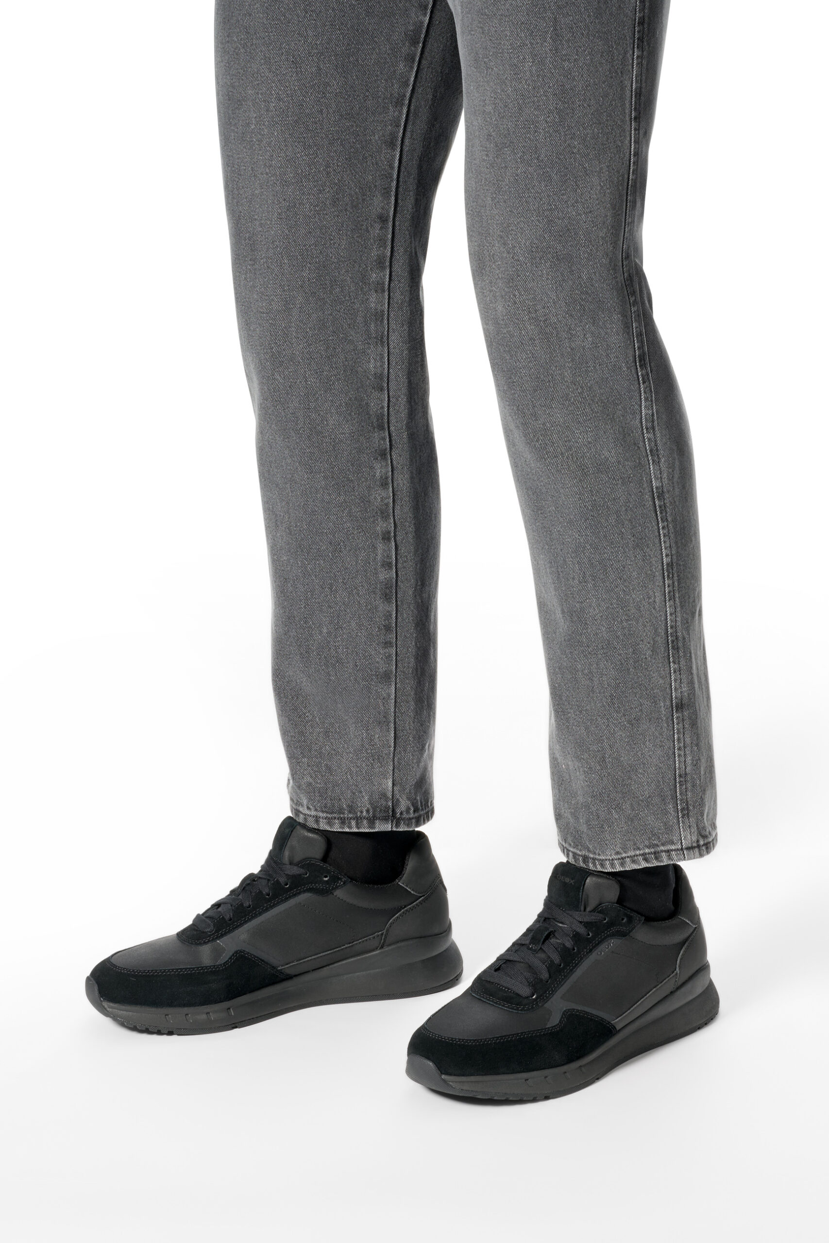 Geox Branthon U55LCA 0CQ22 C9999 Μαύρα Ανδρικά Sneakers - Image 2