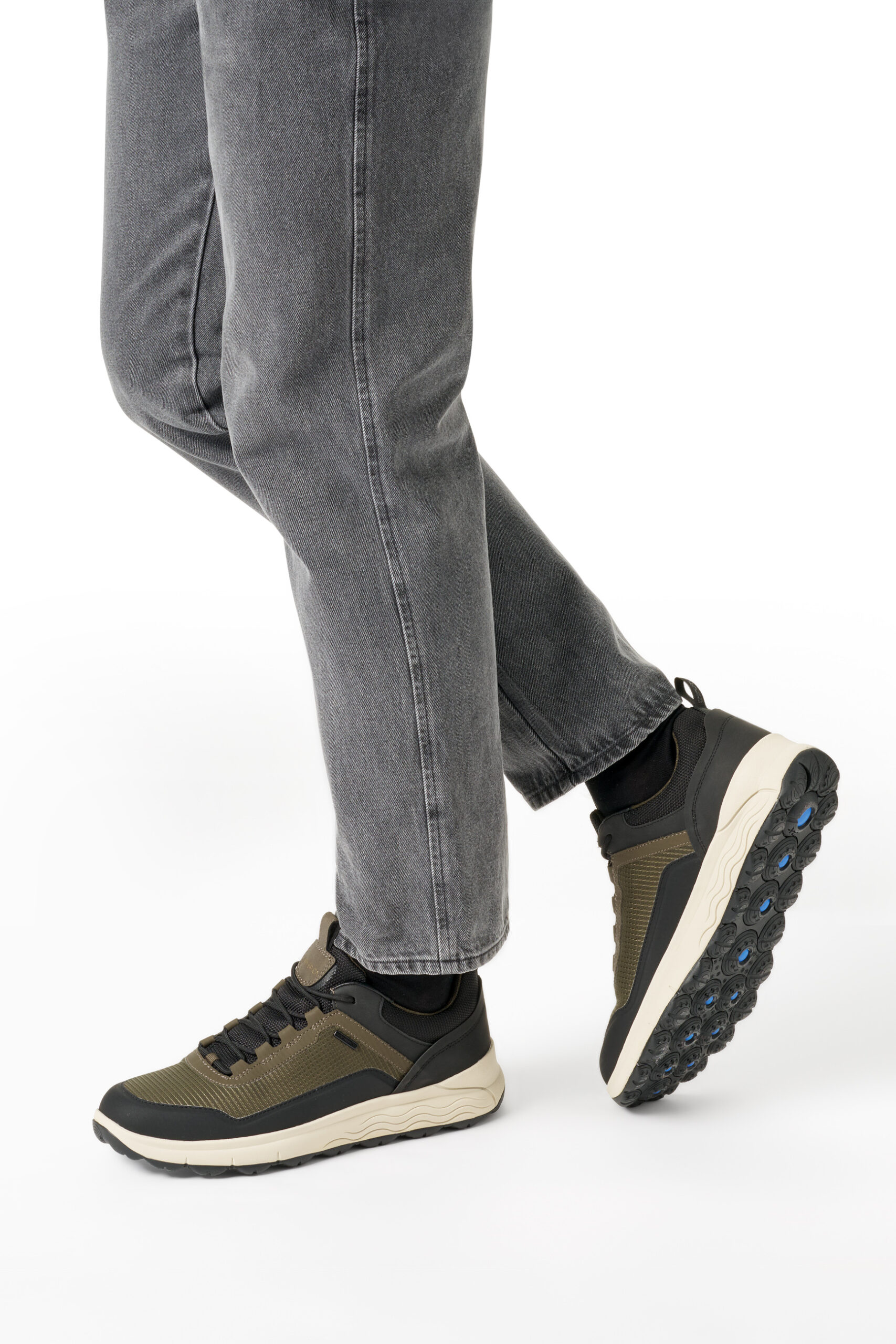 Geox Spherica 4x4 ABX U56FDA 0119J C3009 Χακί Ανδρικά Sneakers - Image 2