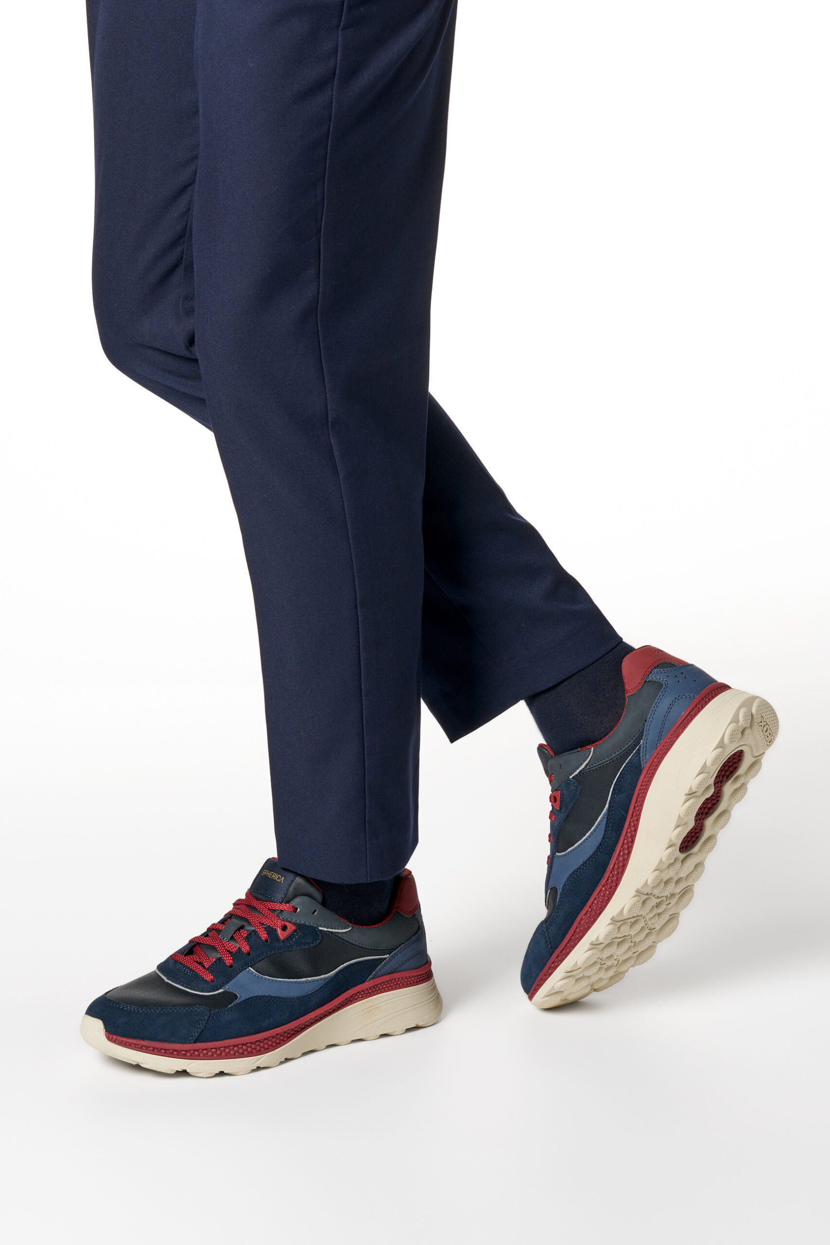 Geox Spherica Actif X1 U56HUA 0CQ22 C4244 Μπλε Ανδρικά Sneakers - Image 2