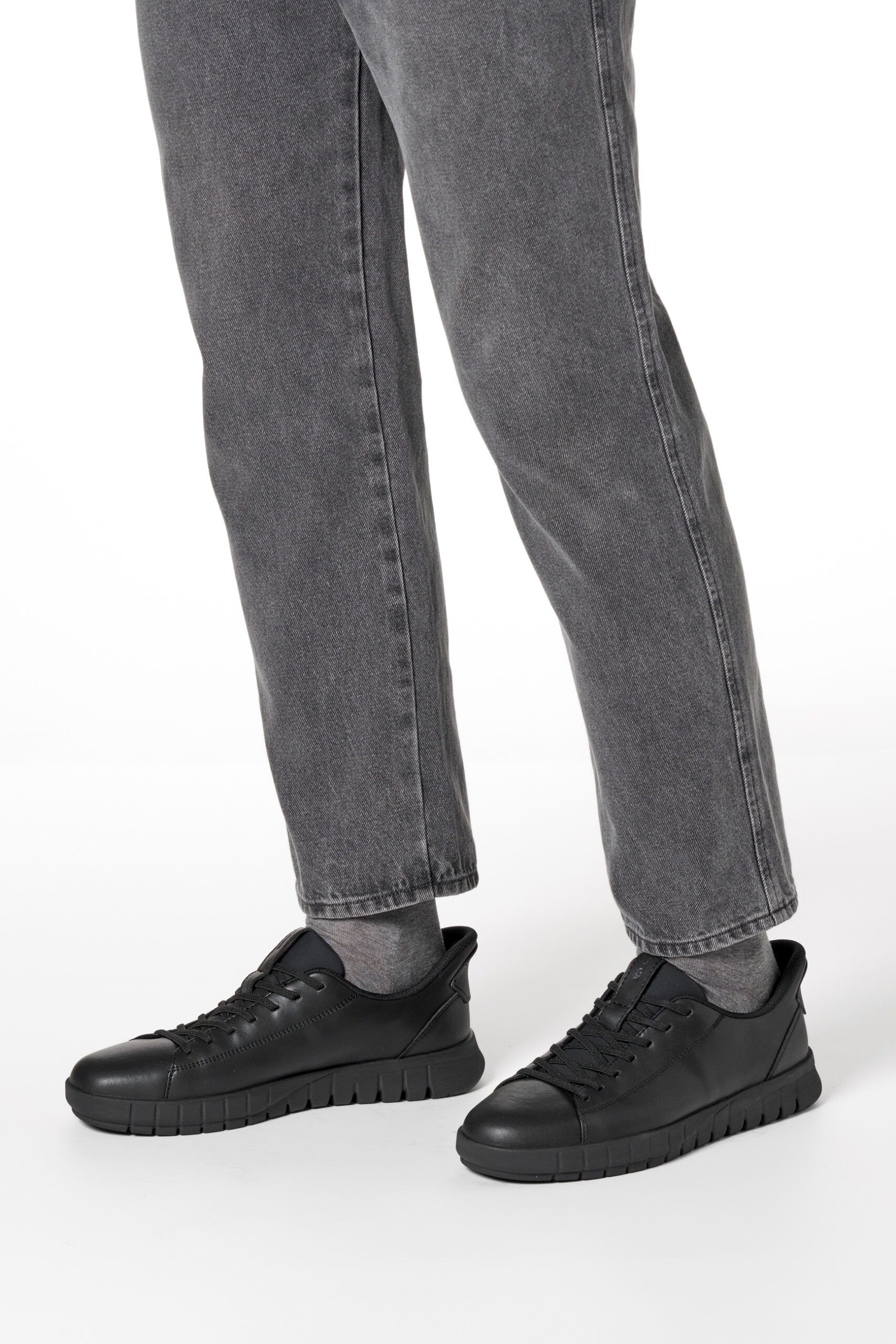 Geox Flextride U56MAA 0009B C9999 Μαύρα Ανδρικά Sneakers - Image 2