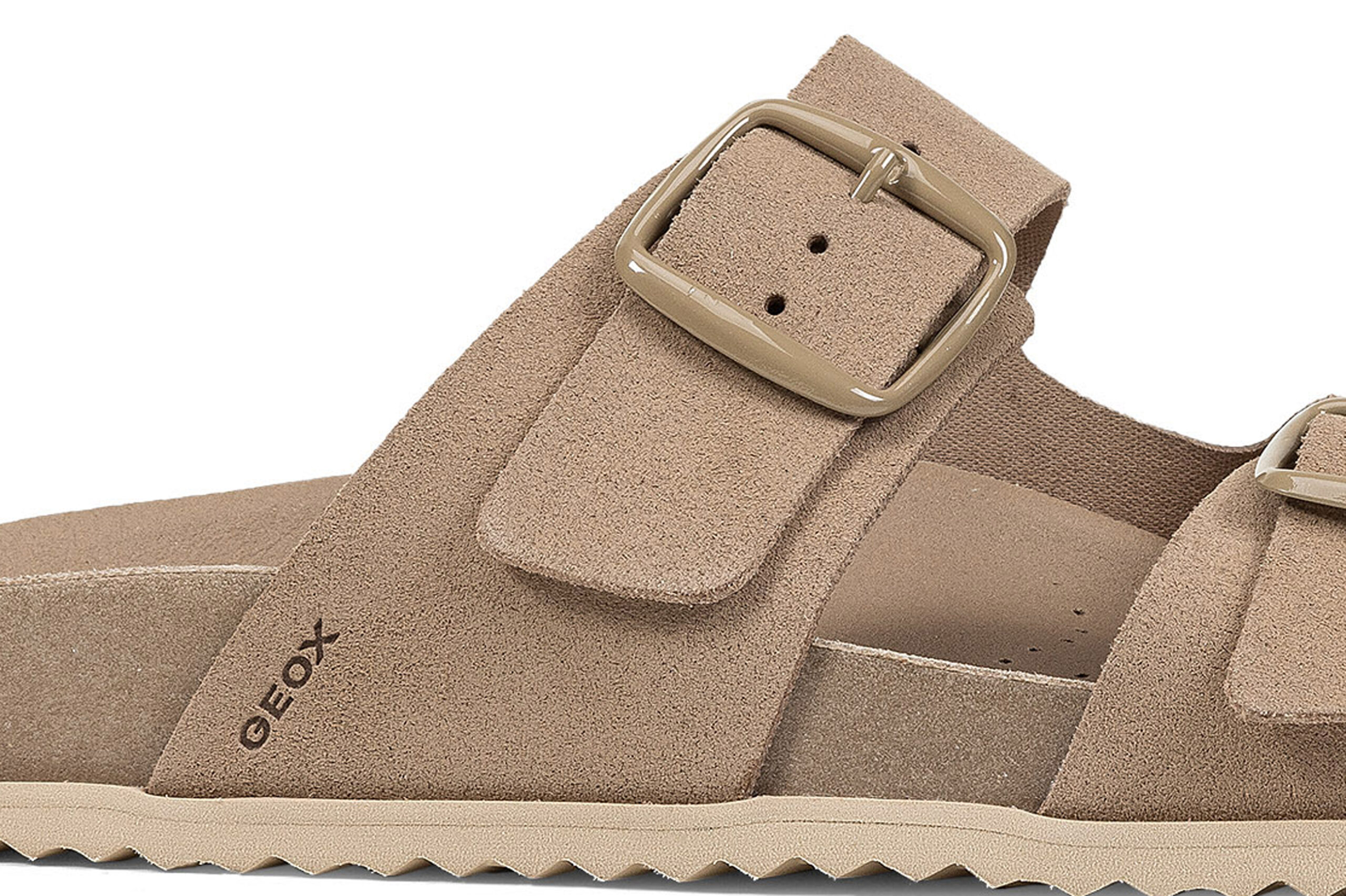 Geox Sandybett D558RA 00022 C6738 Μπεζ Γυναικεία Πέδιλα