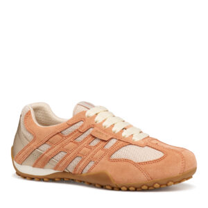 Geox Snake D65B0A 01422 C1SD8 Ροδακινί Γυναικεία Sneakers