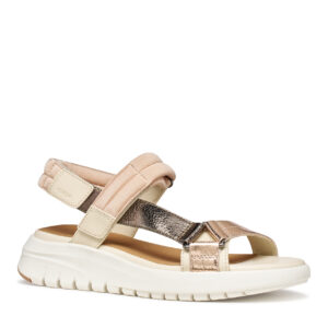 Geox Flextride S D65BSD 0BCBN C1S5M Μπεζ Γυναικεία Πέδιλα