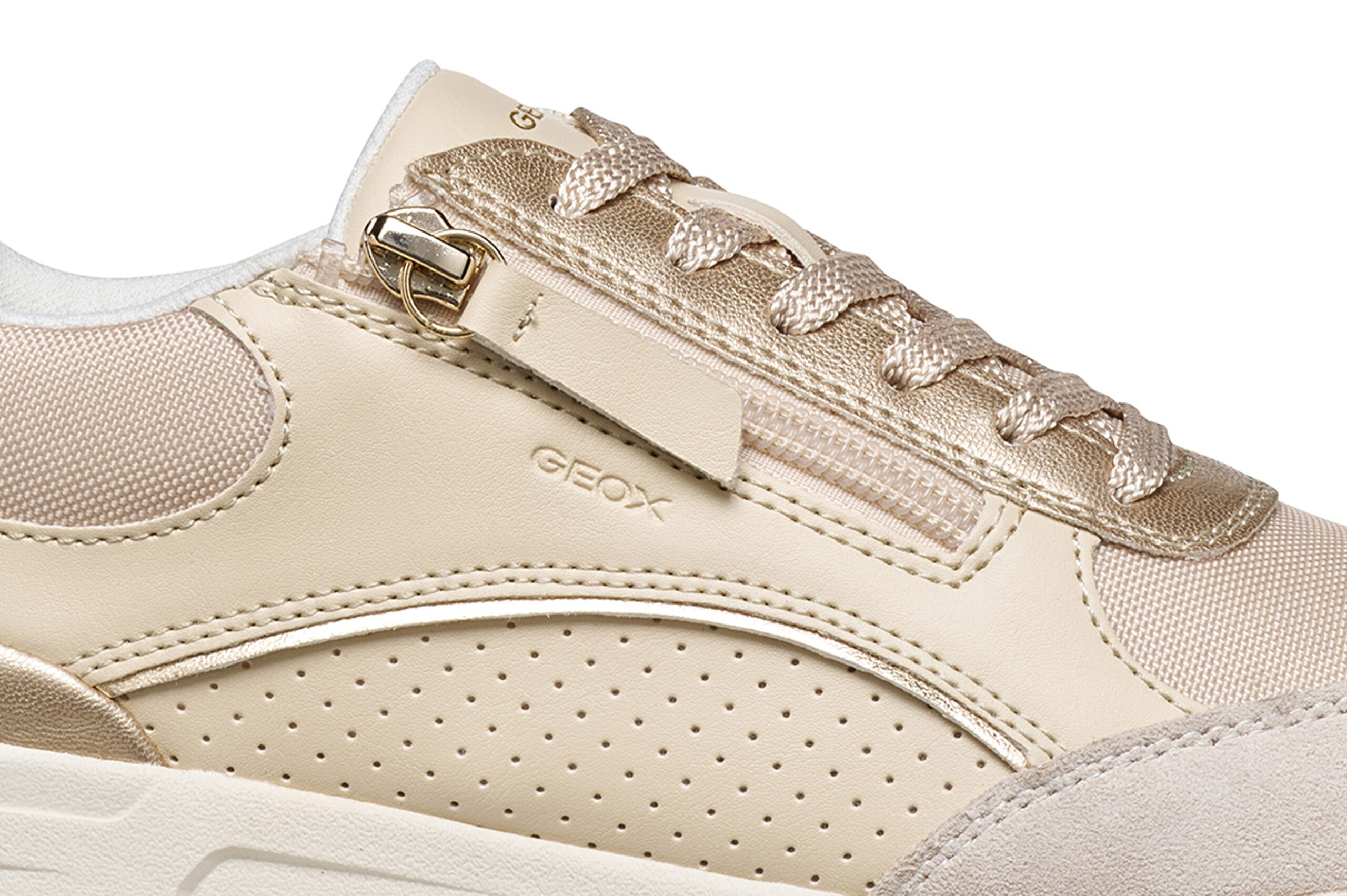 Geox Bulmya D65NQB 054AC C1S2L Μπεζ Γυναικεία Sneakers - Image 7