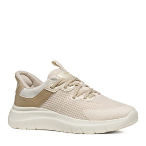 Geox Plummery D670JB 01402 C1S5K Μπεζ Γυναικεία Sneakers