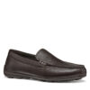 Geox Spherica U55HYA 00046 C6009 Καφέ Ανδρικά Μοκασίνια