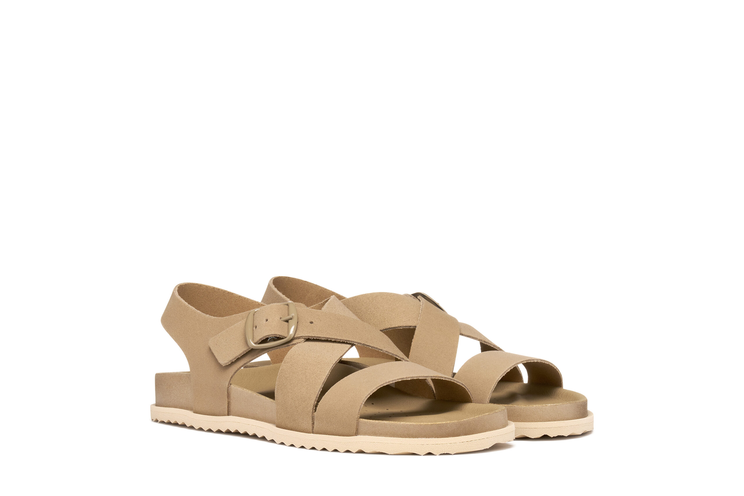 Geox Sandybett D658RB 00022 C6738 Μπεζ Γυναικεία Πέδιλα - Image 10