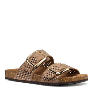 Geox Brionia D65Y3C 000AU C8014 Καφέ Γυναικεία Πέδιλα